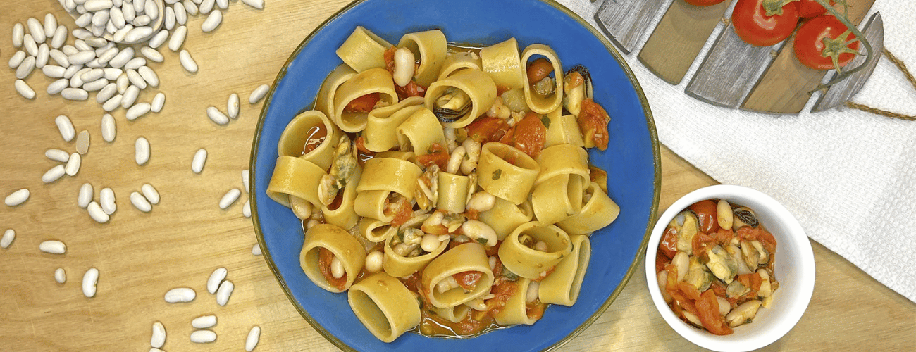 Ricetta-pasta-cozze-e-fagioli-cannellini