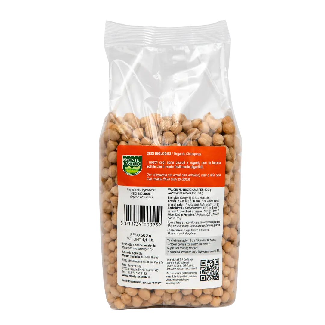 Organic chickpeas